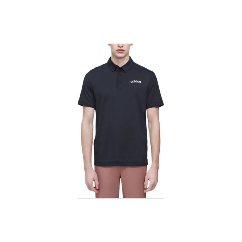Adidas Polo Shirts Men Black-2
