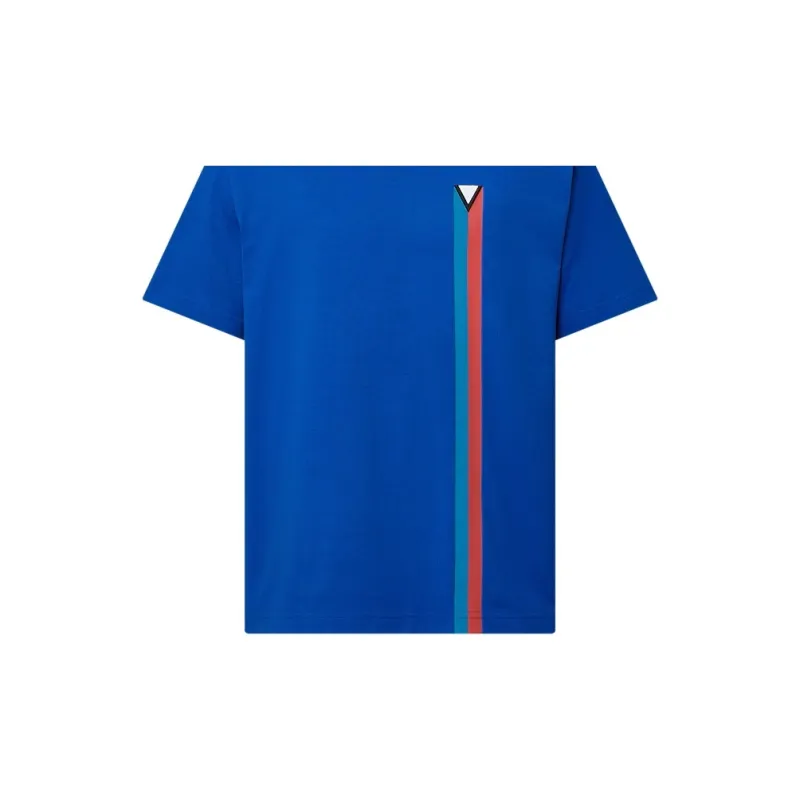 LOUIS VUITTON Short Sleeved Embroidered Cotton T Shirt-4