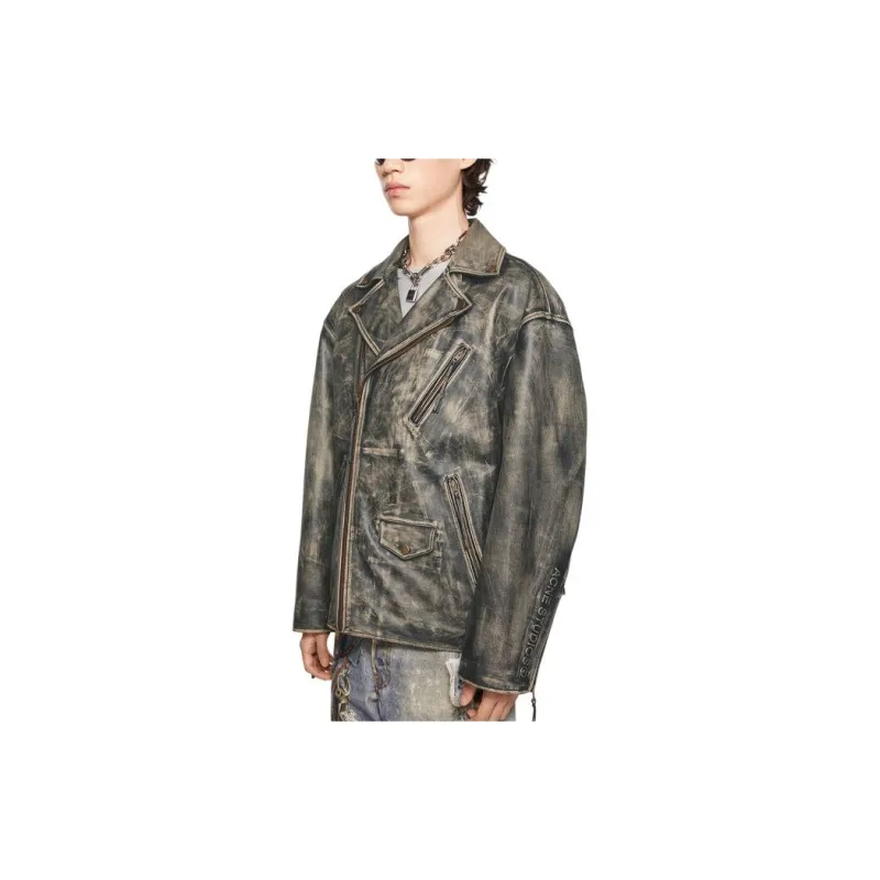 Acne Studios Biker Leather Jacket-2