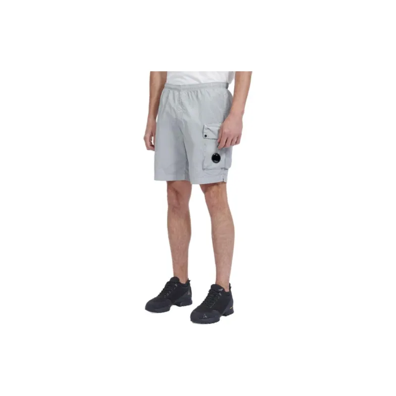 C.P.Company Lens Detail Knee Length Swim Shorts-1