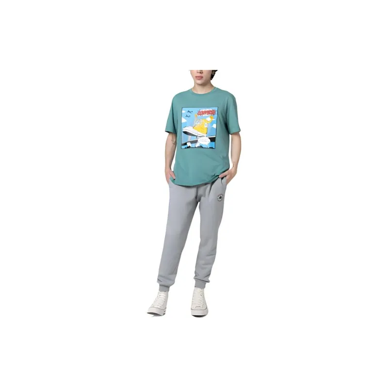 Converse Shoe Hero T-Shirt Men's Seaweed Green-1