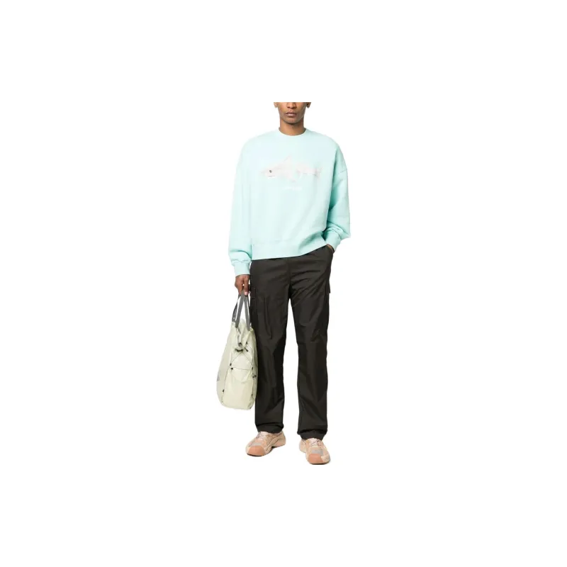 PALM ANGELS Shark Crewneck Sweater-1