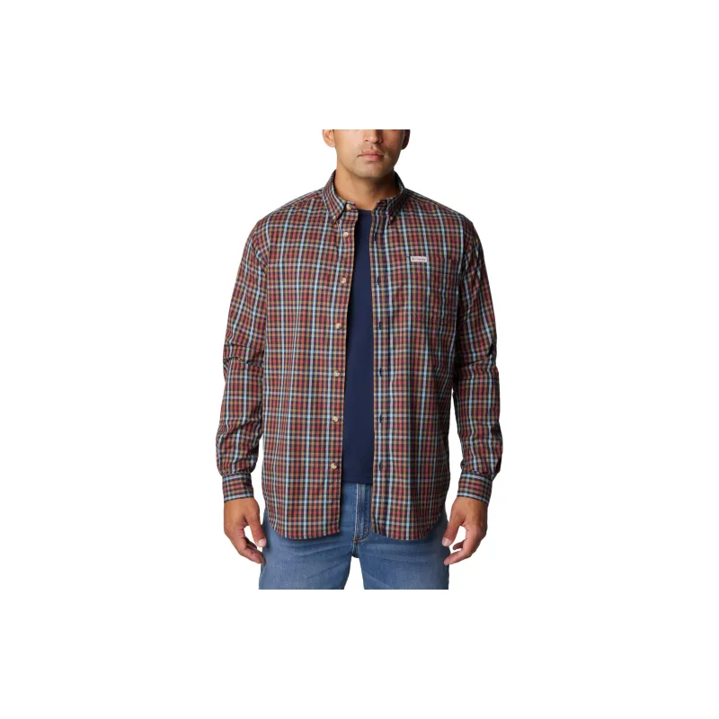 Columbia Rapid Rivers™ II Shirt Men's Dark Red-2