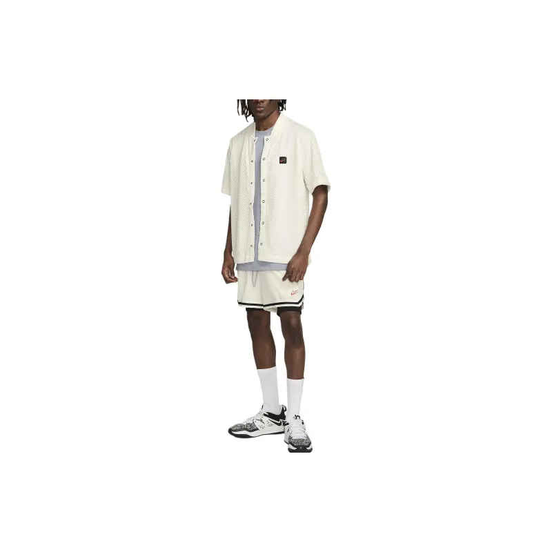Nike 4' DNA 2 in 1 Basketball Shorts Casual Shorts Men's White-2