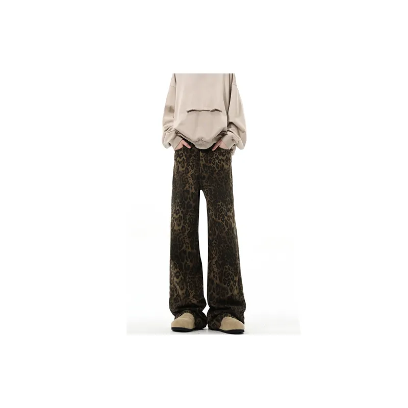 FOREVER 21 Jeans Unisex Leopard Print-2