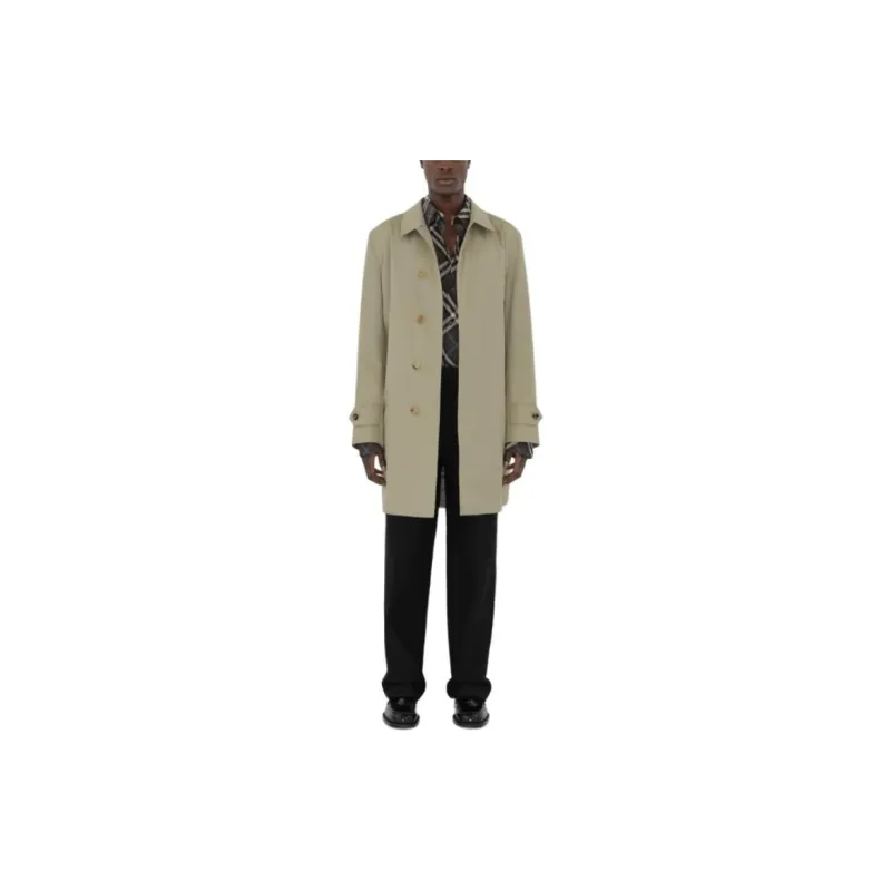 Burberry Coats Men Khaki-3