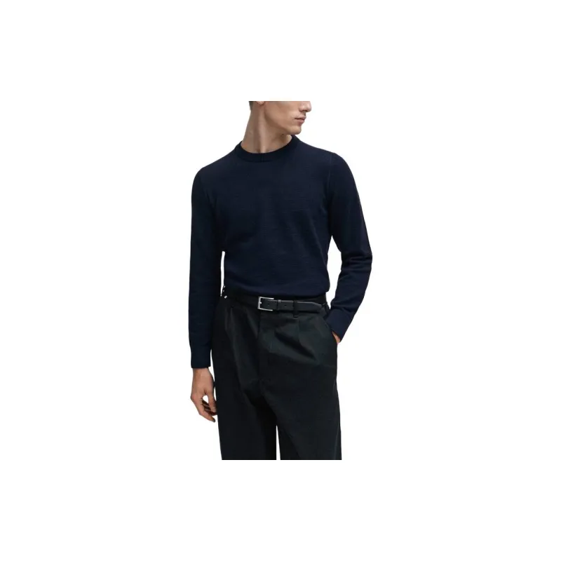 HUGO BOSS Long Sleeved Crewneck Jumper-2