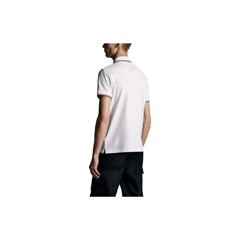 Moncler Logo Patch Short Sleeved Polo Shirt-3