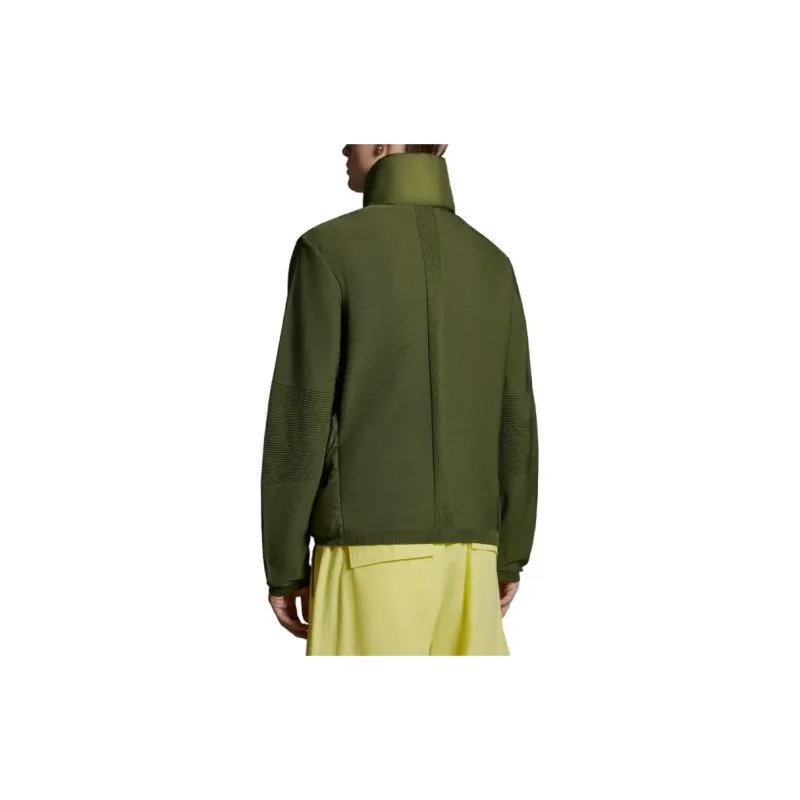 Moncler Padded Corduroy Series Down Jackets Men Dark Green-2