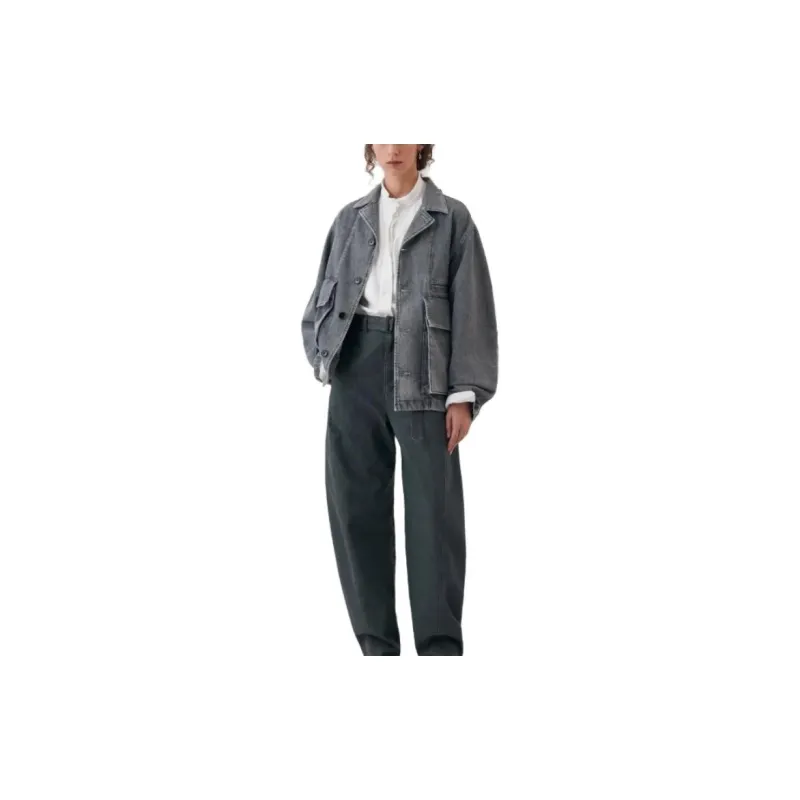 Lemaire Stone Washed Denim Boxy Blouson-2