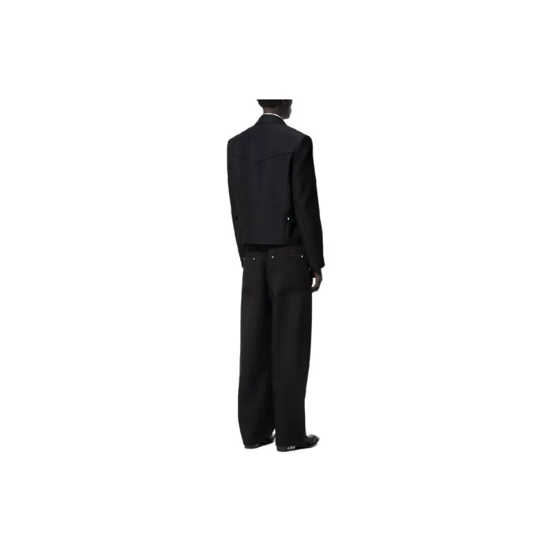 LOUIS VUITTON Western Cut Wool Jacket-3