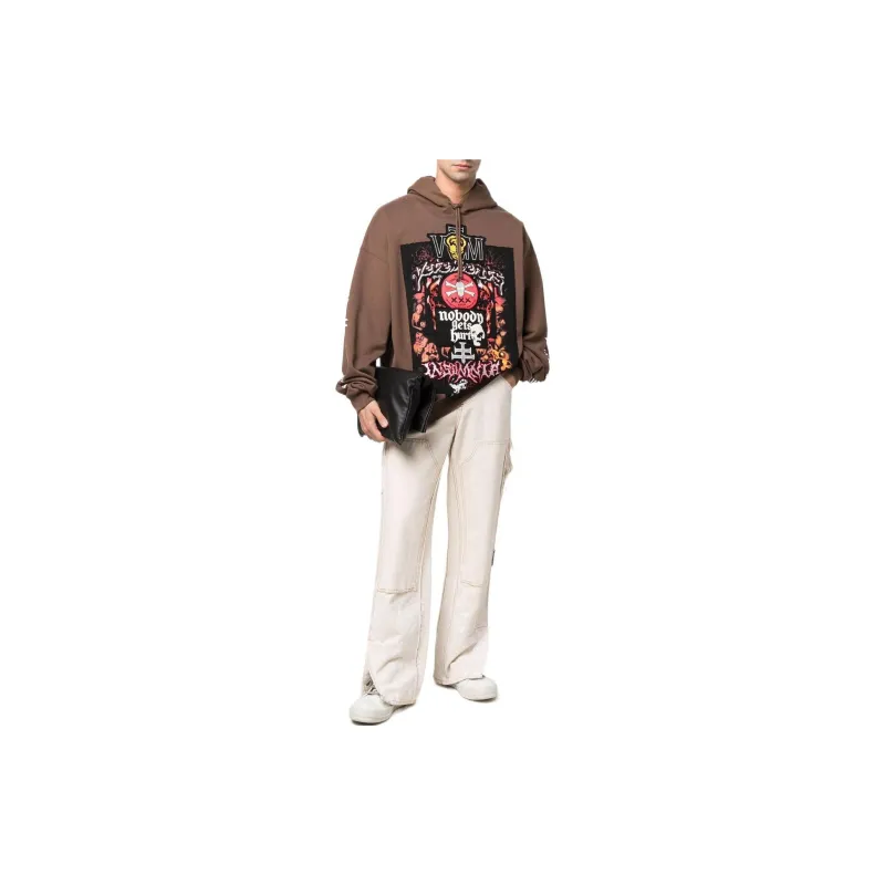 Vetements Metal Patched Logo Hoodie-1
