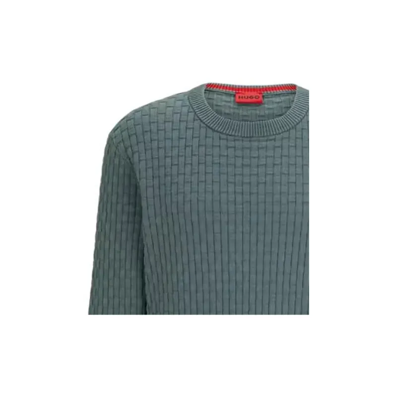 HUGO BOSS SS24 Sweatshirt Men's Dark Green-4