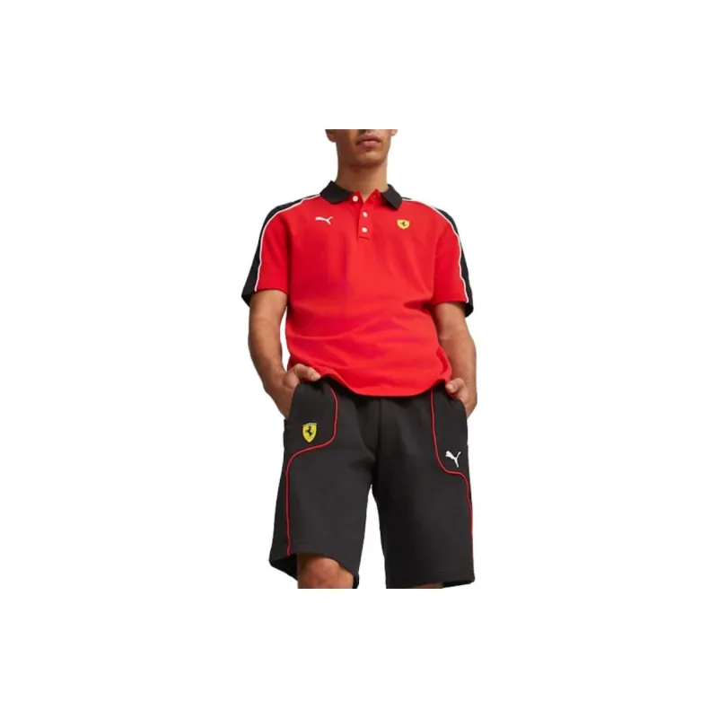 PUMA FERRARI RACE Casual Shorts Men Black-3