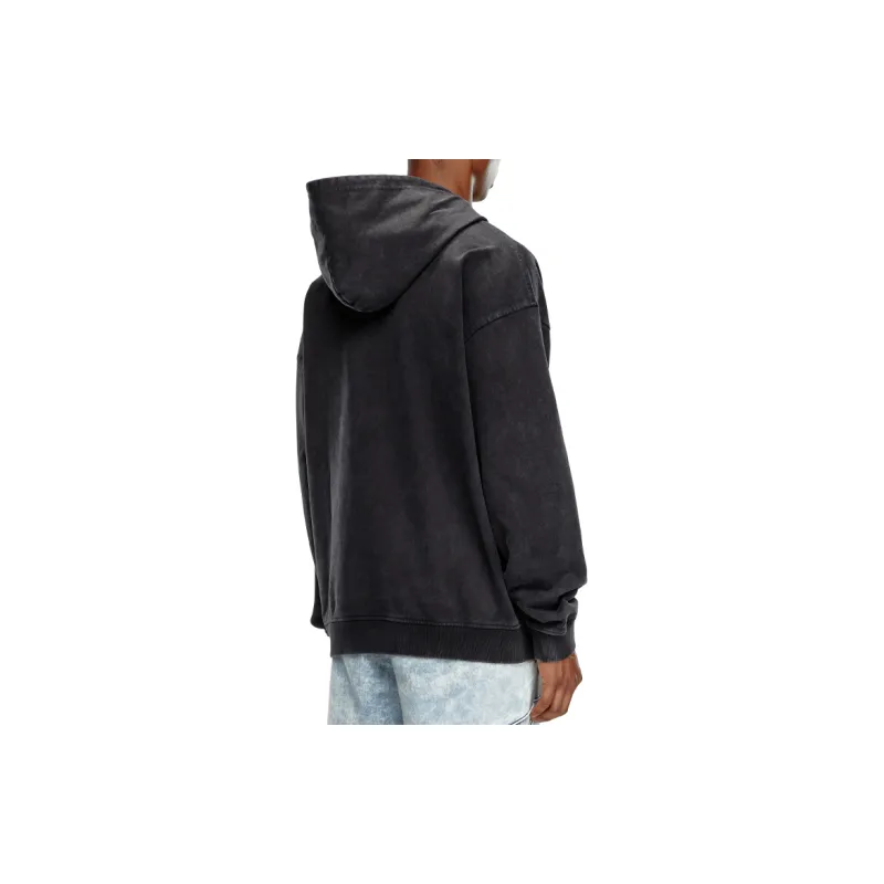 DIESEL Multi Layered Logo Print Hoodie-2