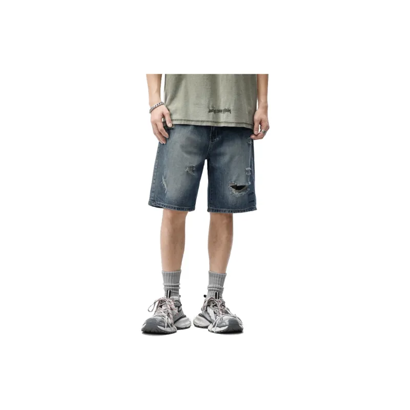 KGK Denim Shorts Men's Vintage Blue-5