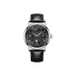 9305-Silver Case Black Dial