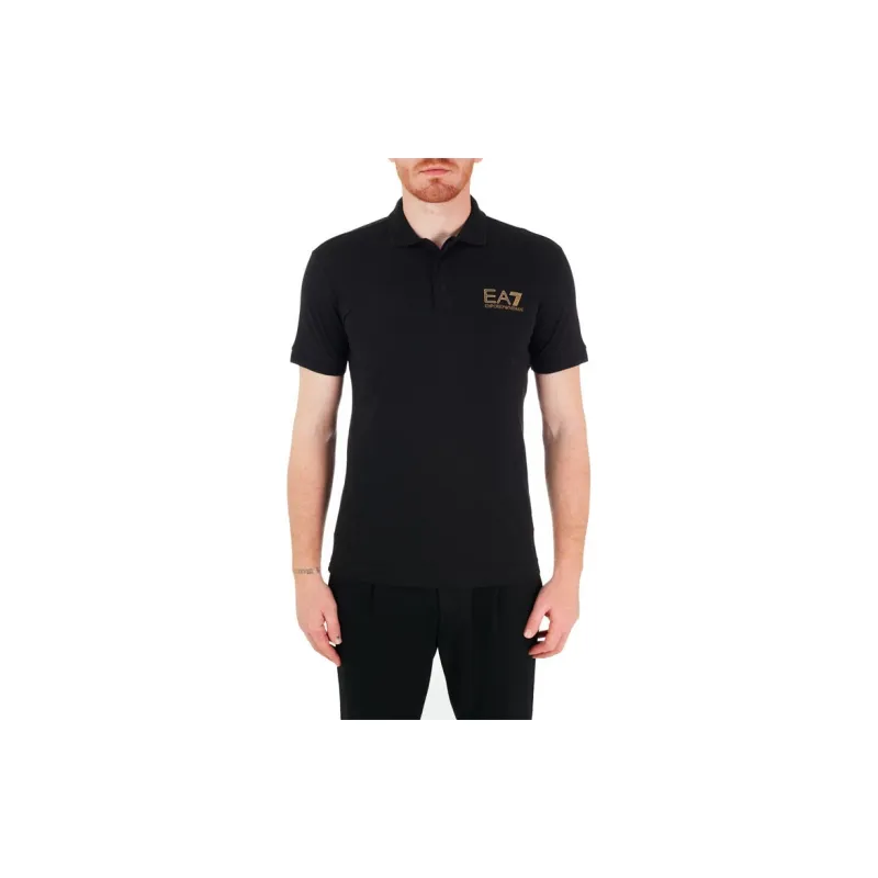 EMPORIO ARMANI EA7 Polo Shirt Men's Black-2