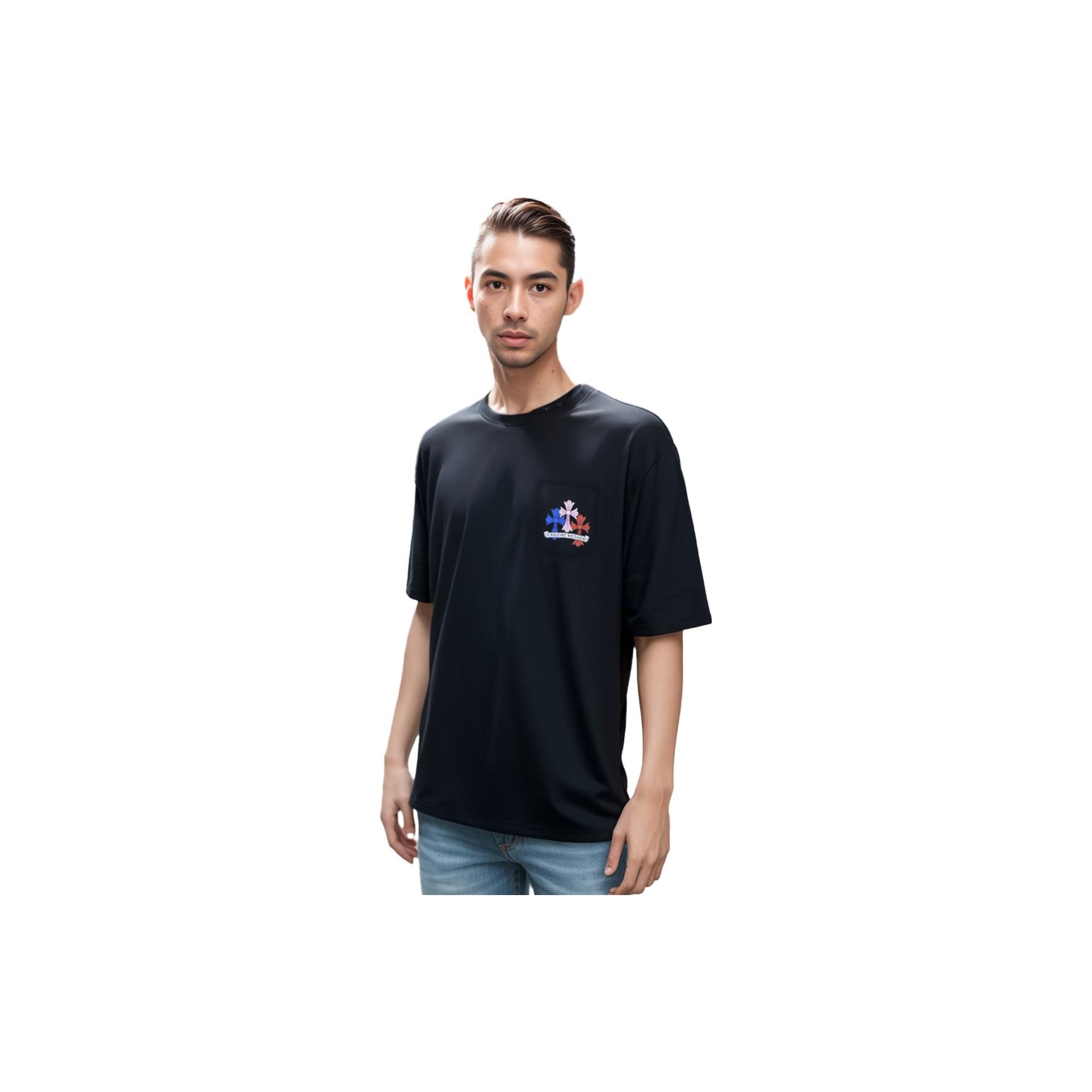 Chrome Hearts Multi Color Cross Cemetery T-shirt - Cheap Rcj Chrome Hearts Multi Color Cross Cemetery T-shirt - Cheap Rcj