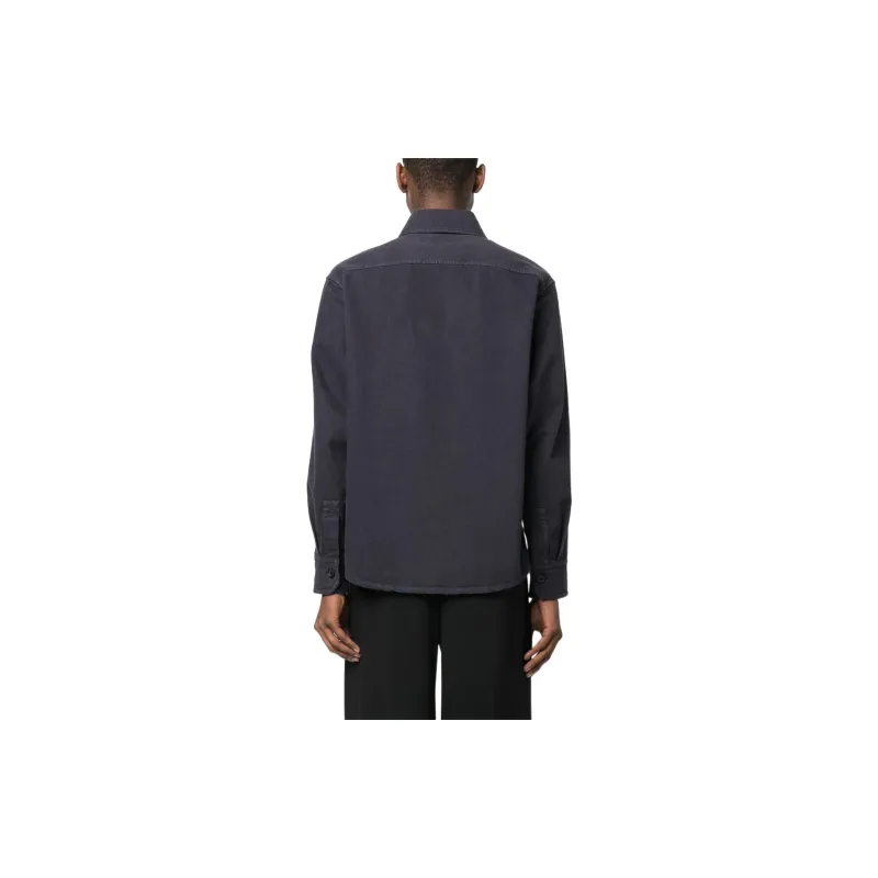 A.P.C Shirts Men Charcoal Black-2