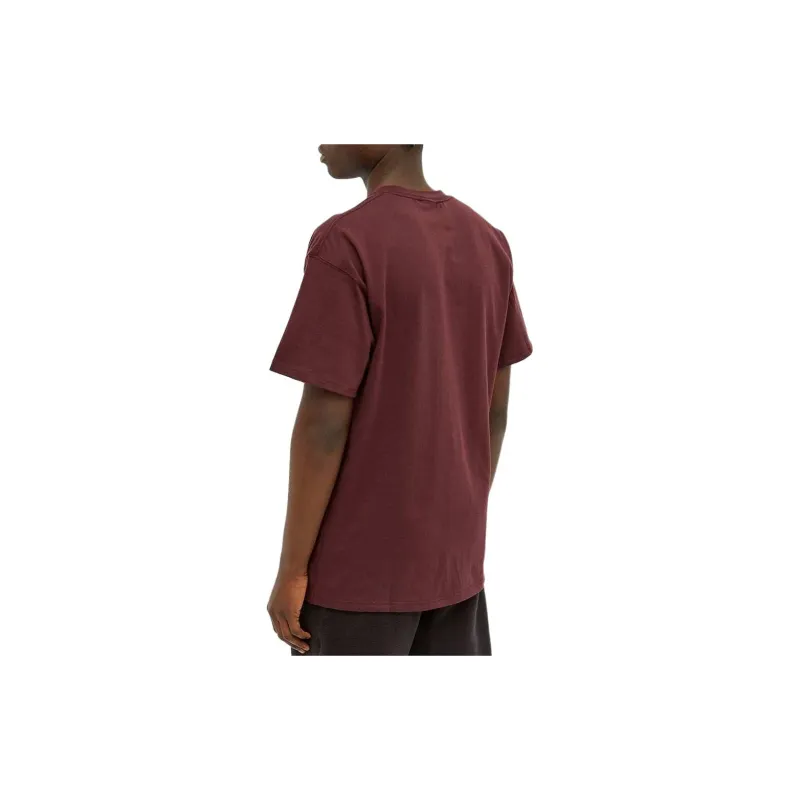 Nike T Shirts Men Burgundy-3