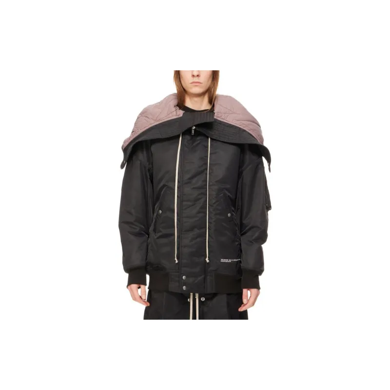 Rick Owens DRKSHDW Logo patch Hooded Jacket-3