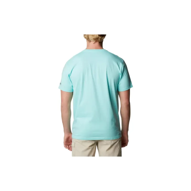 Columbia T-Shirts Men Teal-2