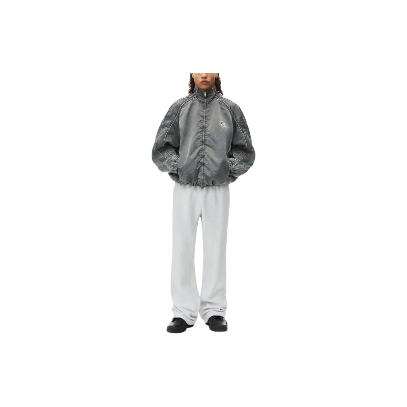 Alexander Wang Panelled Faded Bomber Jacket-1