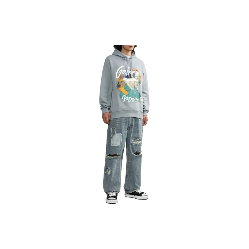 MUSIUM DIV Van Gogh Drawstring Hoodie-7