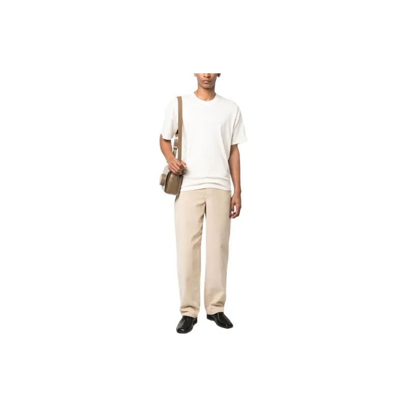 Lemaire T Shirts Unisex Ivory-1