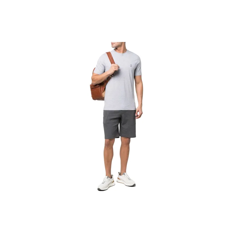 Brunello Cucinelli T Shirts Men Gray-1