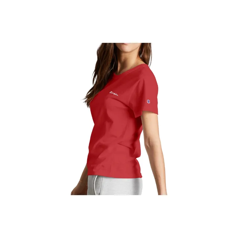 Champion T Shirt Unisex Red US Version-3