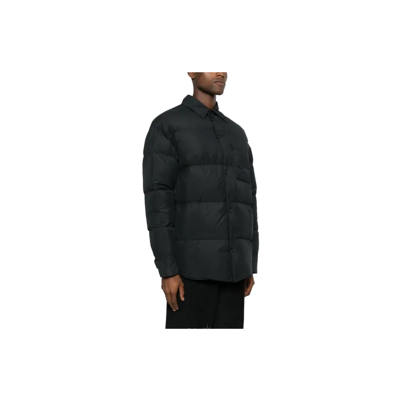OFF WHITE Button Front Puffer Jacket-3