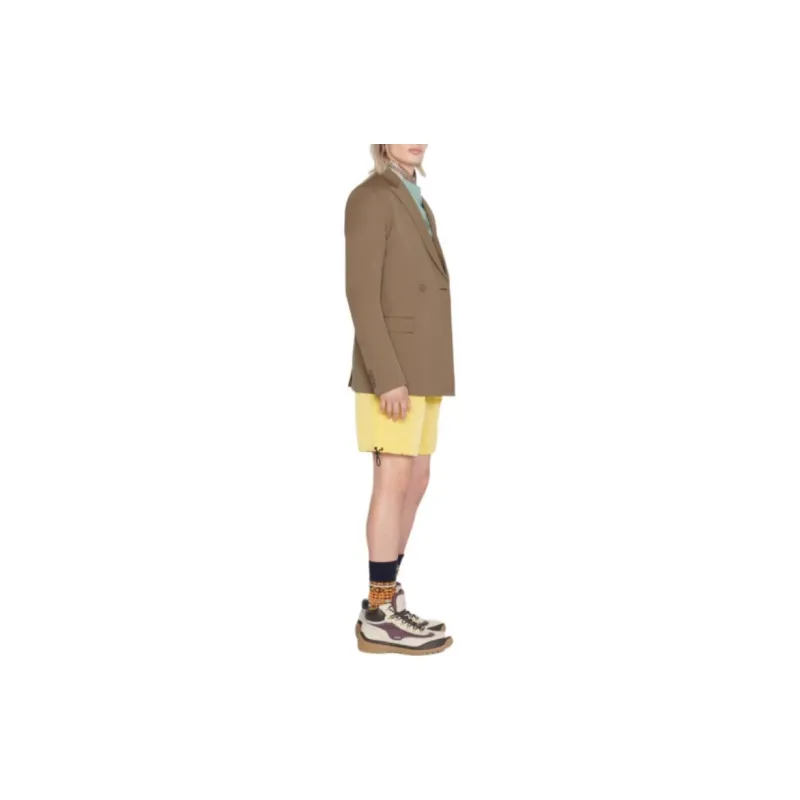 DIOR Quarterly New Products Casual Shorts Men Yellow-4