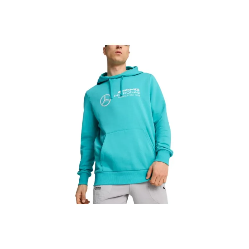 PUMA Mercedes-AMG Petronas F1 ESS Sweatshirt Men's Lustrous Green-2