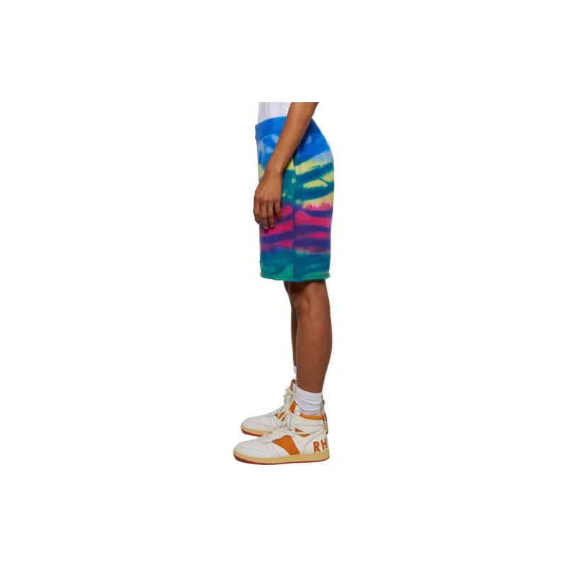 The Elder Statesman Frank Striped Cashmere Shorts-4