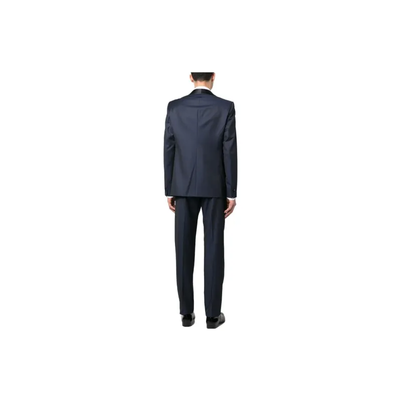 EMPORIO ARMANI Satin-Lapel Two-Piece Dinner Suit-2