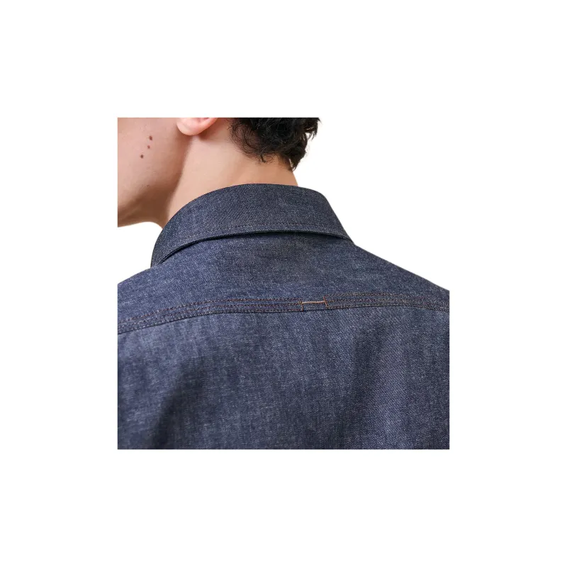 HERMES Shirts Men Indigo-3