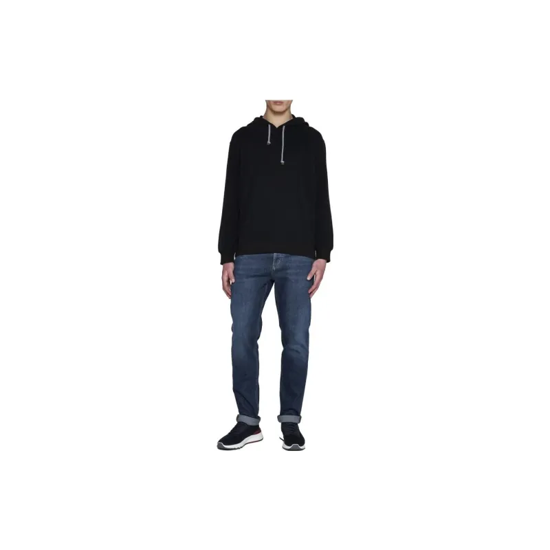 Brunello Cucinelli Long sleeve Cotton Hoodie-1