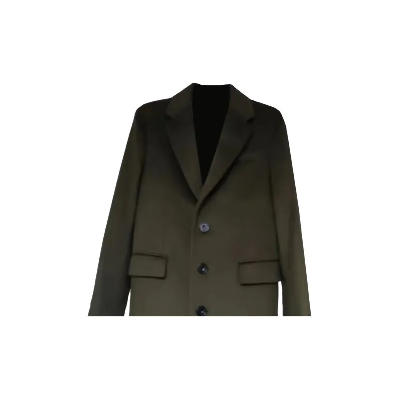 Burberry FW23 Coats Men's Dark Olive-3