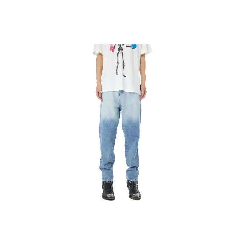 HUMNAT SS22 Straight Jeans Unisex Light Blue-3