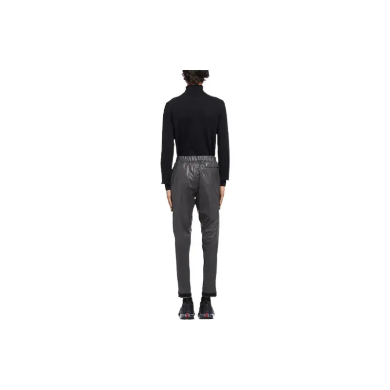 PRADA Re-Nylon Casual Pants Men Black-2