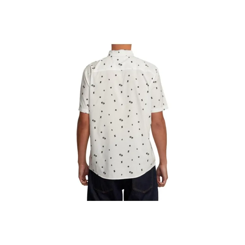 RVCA Shirts Men White-2