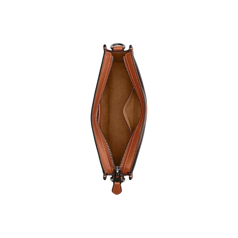 COACH Hitch Leather Shoulder Bag, Crossbody Bag Men's Truffle-1