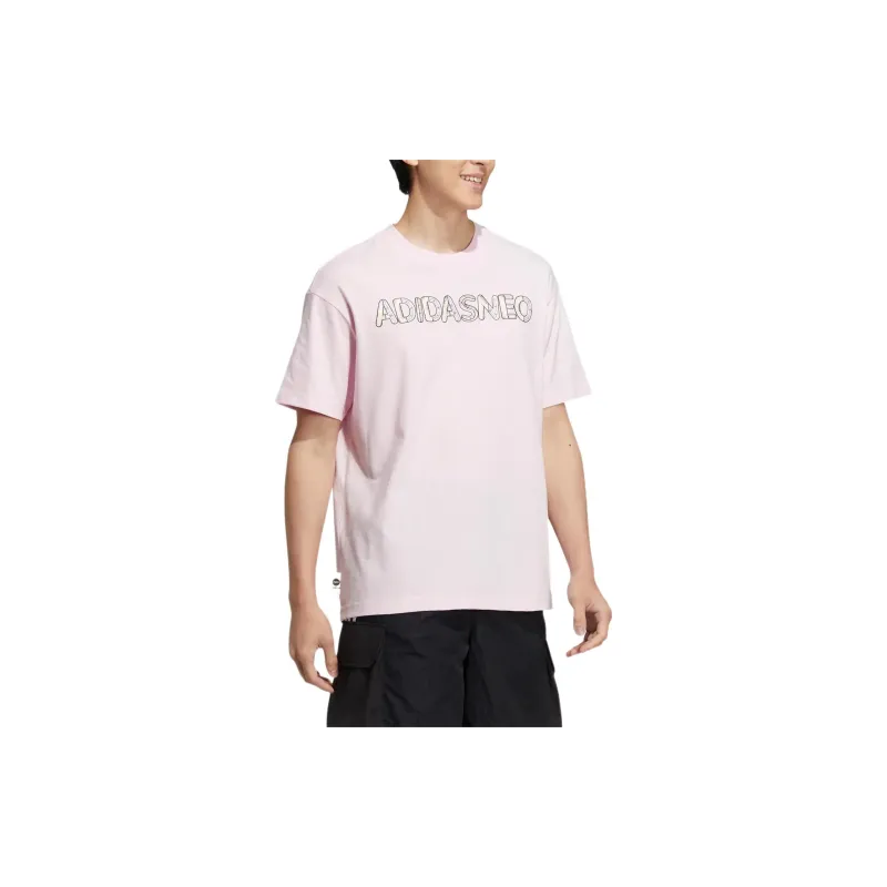 Adidas Neo T Shirt Unisex Clear Pink-3
