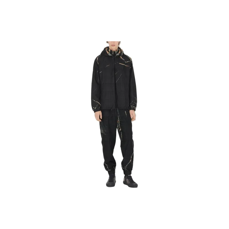 Burberry Sliced Check Jogging Pants-1