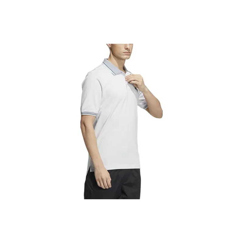 Adidas Polo Shirts Men White-3