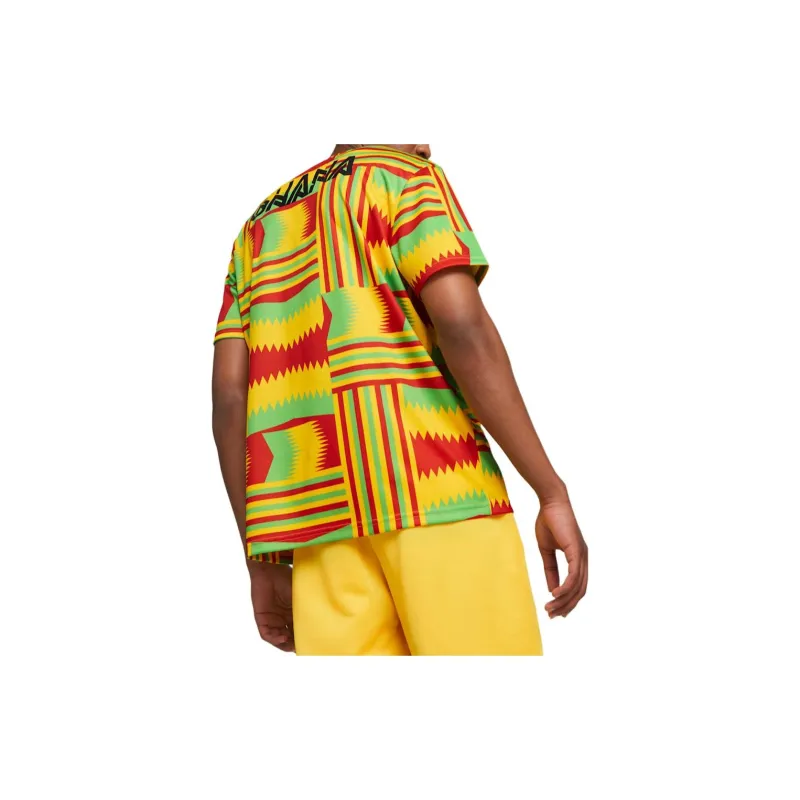 PUMA Ghana FtblCulture Ghana FtblCulture Jersey Men Soccer Jersey Men's Yellow-4