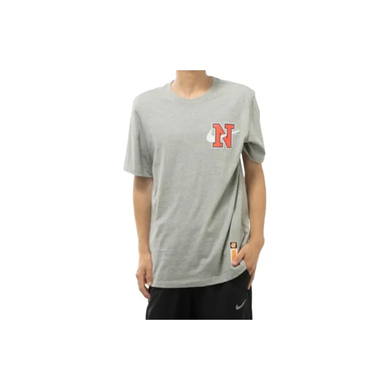 Nike T Shirts Men Dark Gray-3