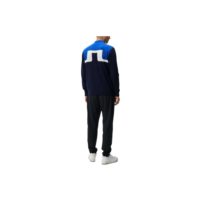 J.Lindeberg Jeff Windbreaker Sweater Men's Blue-3